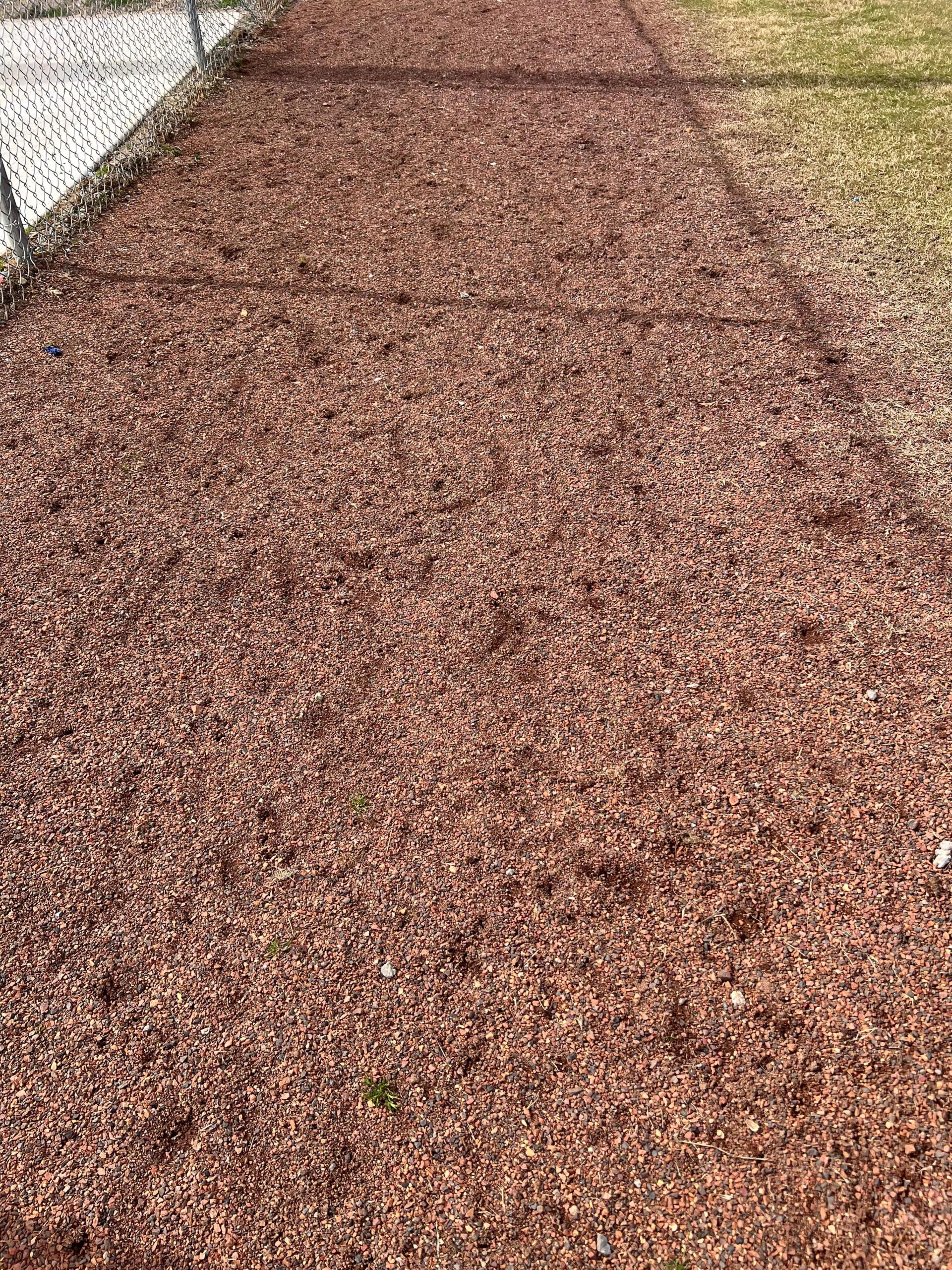 baseball or softball field warning track material